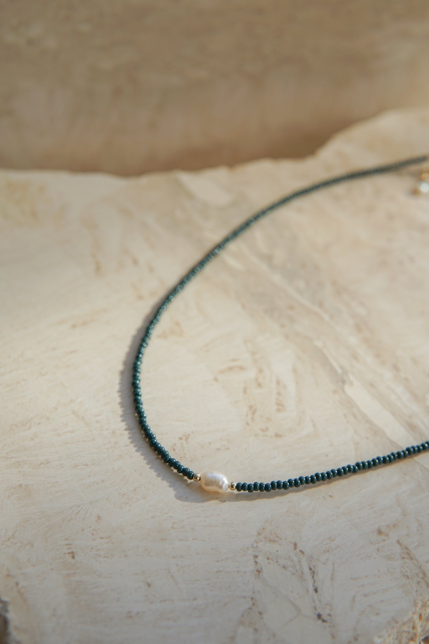 Louisa Necklace - Forrest Green MADE TO ORDER
